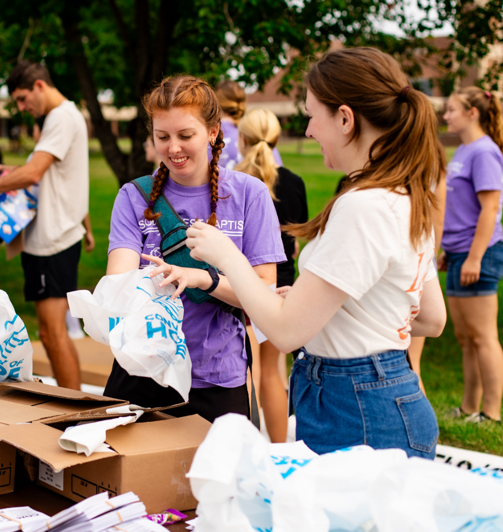 SBU students leading a food drive on campus students leading a food drive on campus